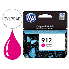 Tinteiro hp 912 officejet 8010 / 8020 / 8035 magenta 315 pag