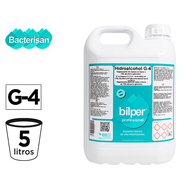 Gel hidroalcóolico higienizante de maos com alcool de origem natural garrafa de 5 litros 1