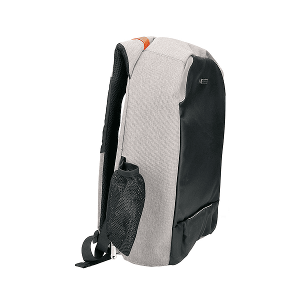 Mochila para portatil q-connect 18\" preta / cinza poliester impermeavel 460x170x310 mm 12