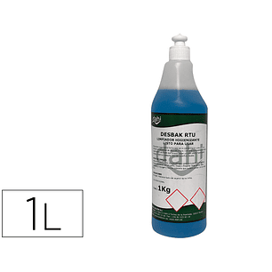 Limpador bactericida desbakazul sem enxaguar garrafa de 1 litro