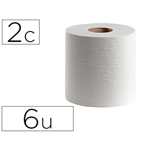 Papel seca mãos dahi 2 capas celulose lisa 210 mm x 150 mt pack de 6 rolos