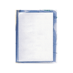 Bolsa dossier q-connect em plastico folio 120 microns transparente