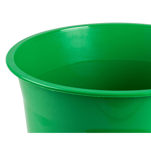 Cesto plastico q-connect verde opaco 13 litros 3