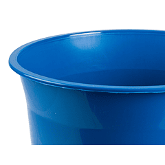 Cesto plastico q-connect azul opaco 13 litros