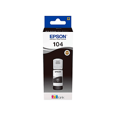 Tinta epson ecotank 104 et-2710 / 2711 / 2712 / 2720 / 2726 / 4700 preto 4500 paginas