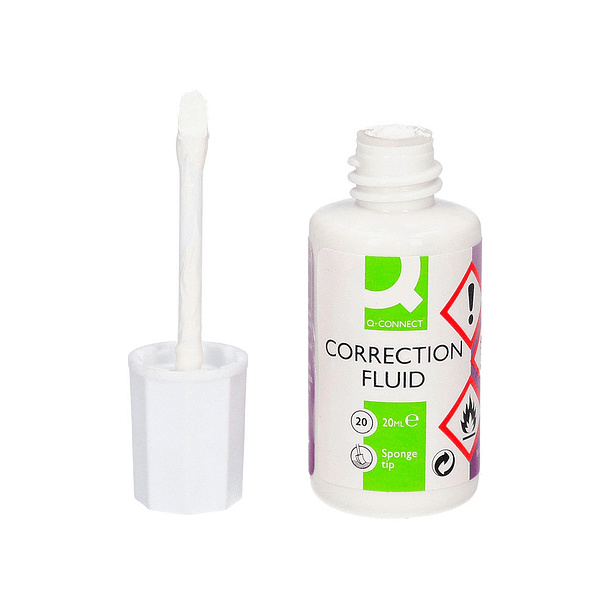 Corretor q-connect frasco 20ml aplicador espuma 4