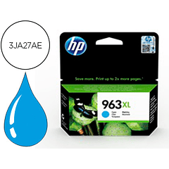 Tinteiro hp 963 xl officejet pro 9010 / 9020 / 9022 / 9023 / 9025 cian 1600 paginas