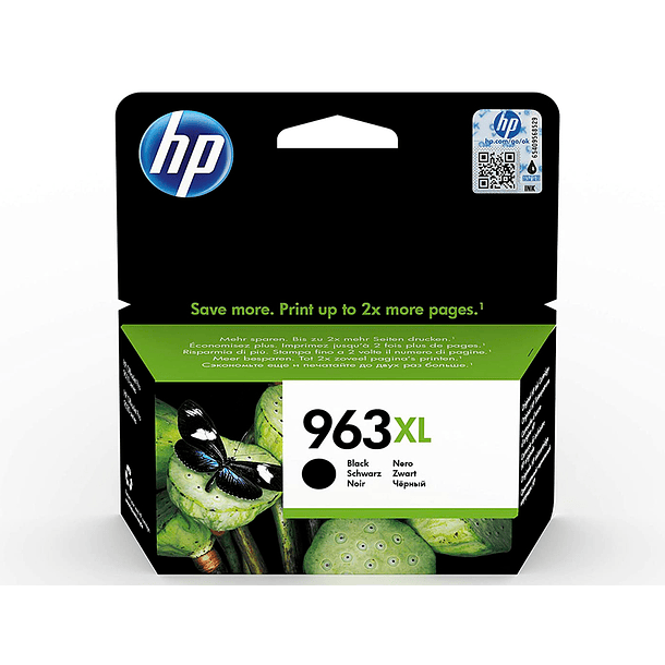 Tinteiro hp 963 xl officejet pro 9010 / 9020 / 9022 / 9023 / 9025 preto 2000 paginas 2