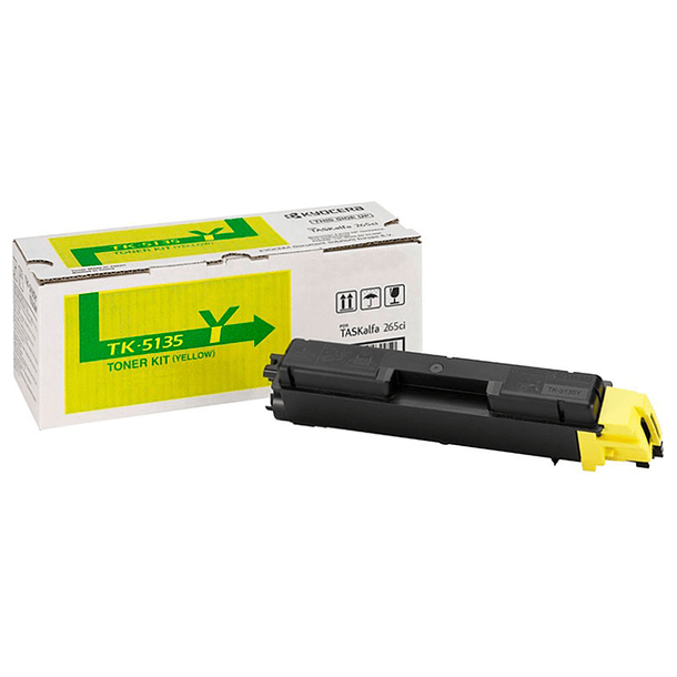 Toner tk5135y kyocera -mita taskalfa 265ci toner amarelo 2