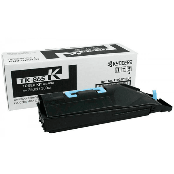 Toner kyocera -mita taskalfa 250ci / 300ci tk865k mfp toner preto 4