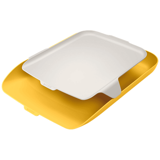 Bandeja organizadora em plastico leitz cosy amarelo 4