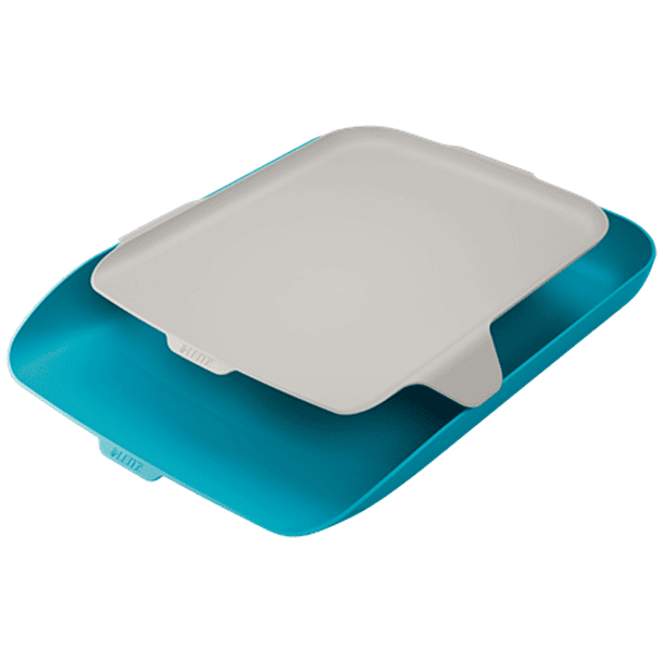 Bandeja organizadora em plastico leitz cosy azul 2