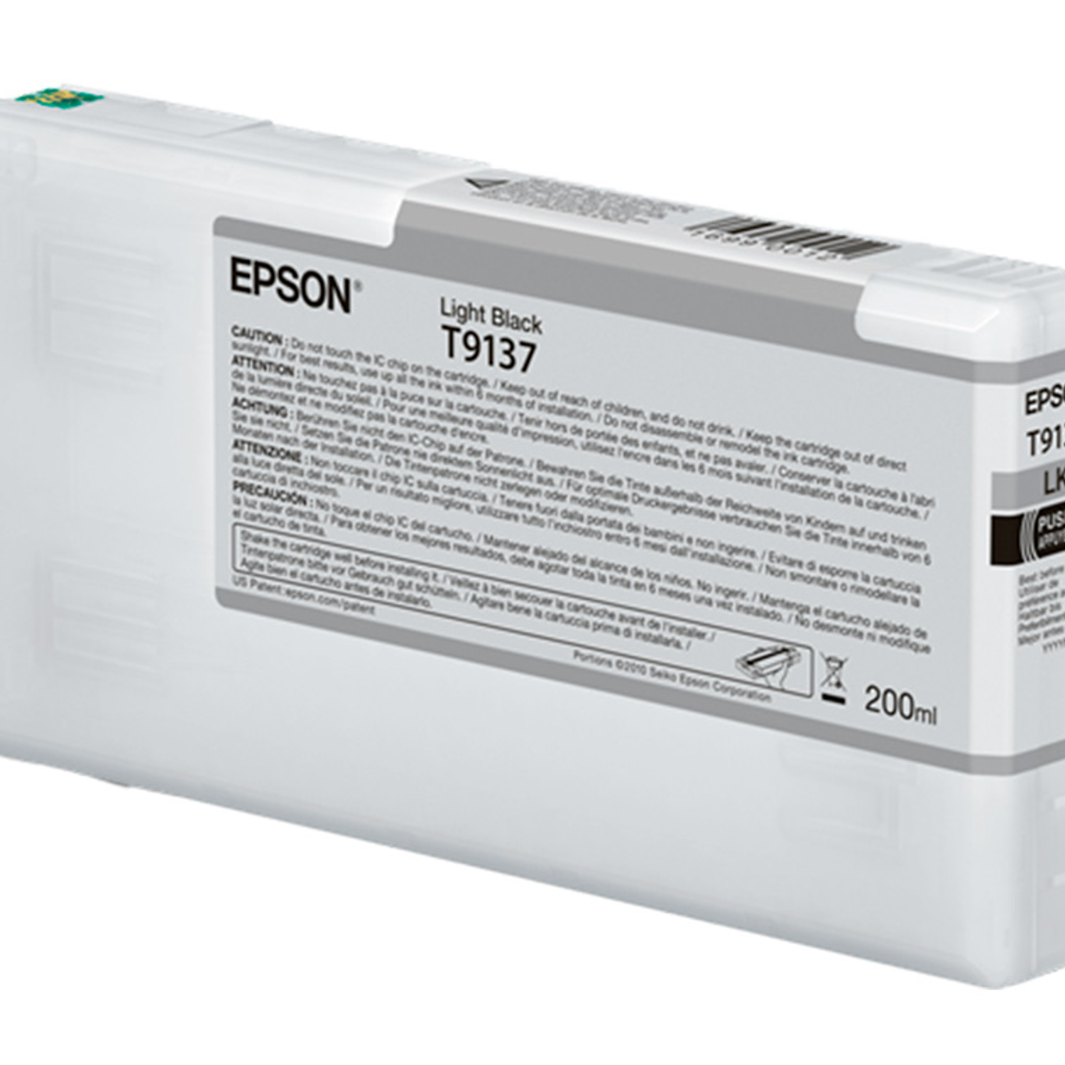 Tinteiro epson t9137 light preto ink 200ml 2