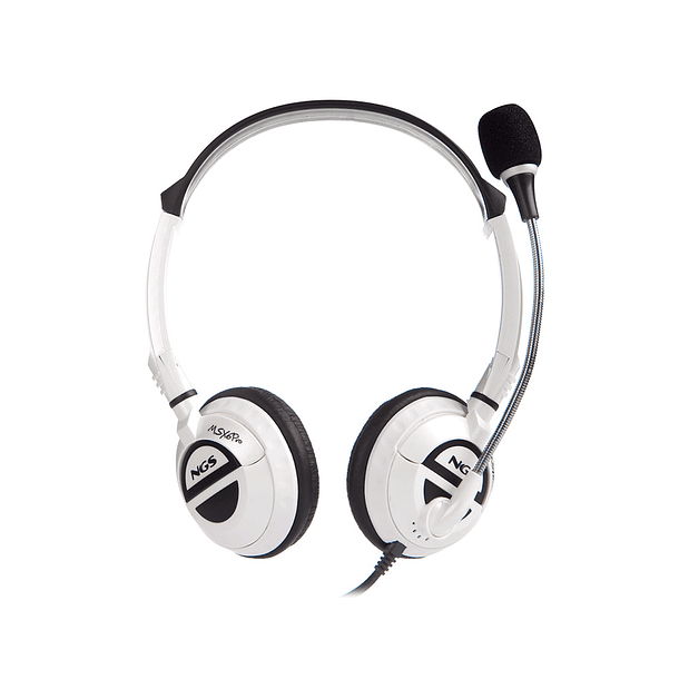 Auriculares ngs headset msx6 pro com microfone diadema ajustavel jack 3,5 mm e controlo de volume 4