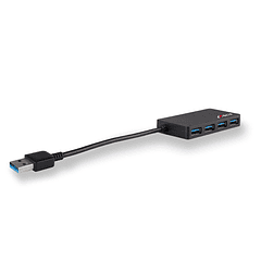 Hub usb 3.0 ngs ihub con 4 puertos color negro