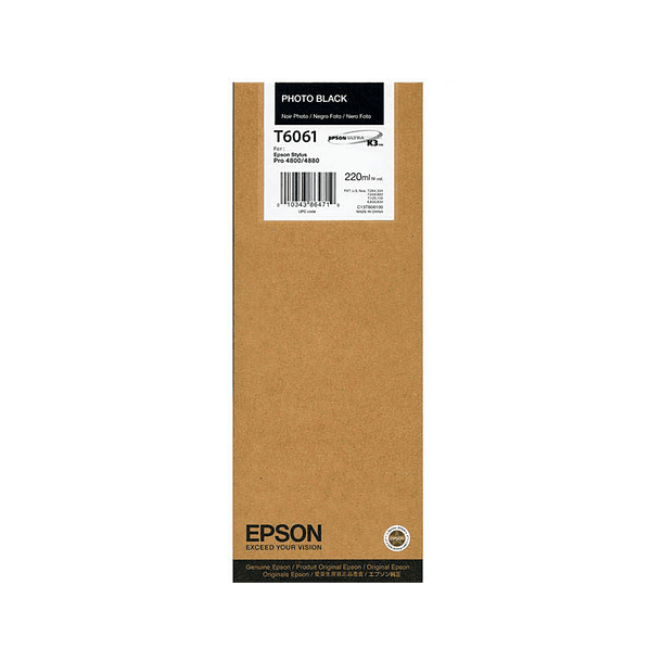 Tinteiro epson gf stylus pro 4880/4800 preto photo 1