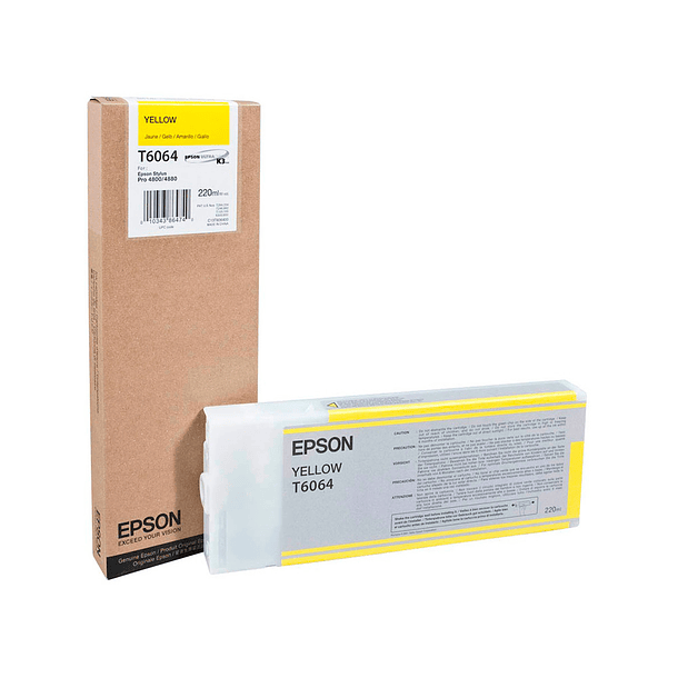 Tinteiro epson gf stylus pro 4880/4800 amarelo 6