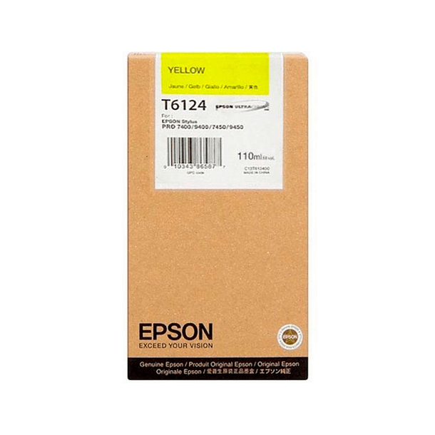 Tinteiro epson gf stylus photo 7450/9450 amarelo alta capacidade 1