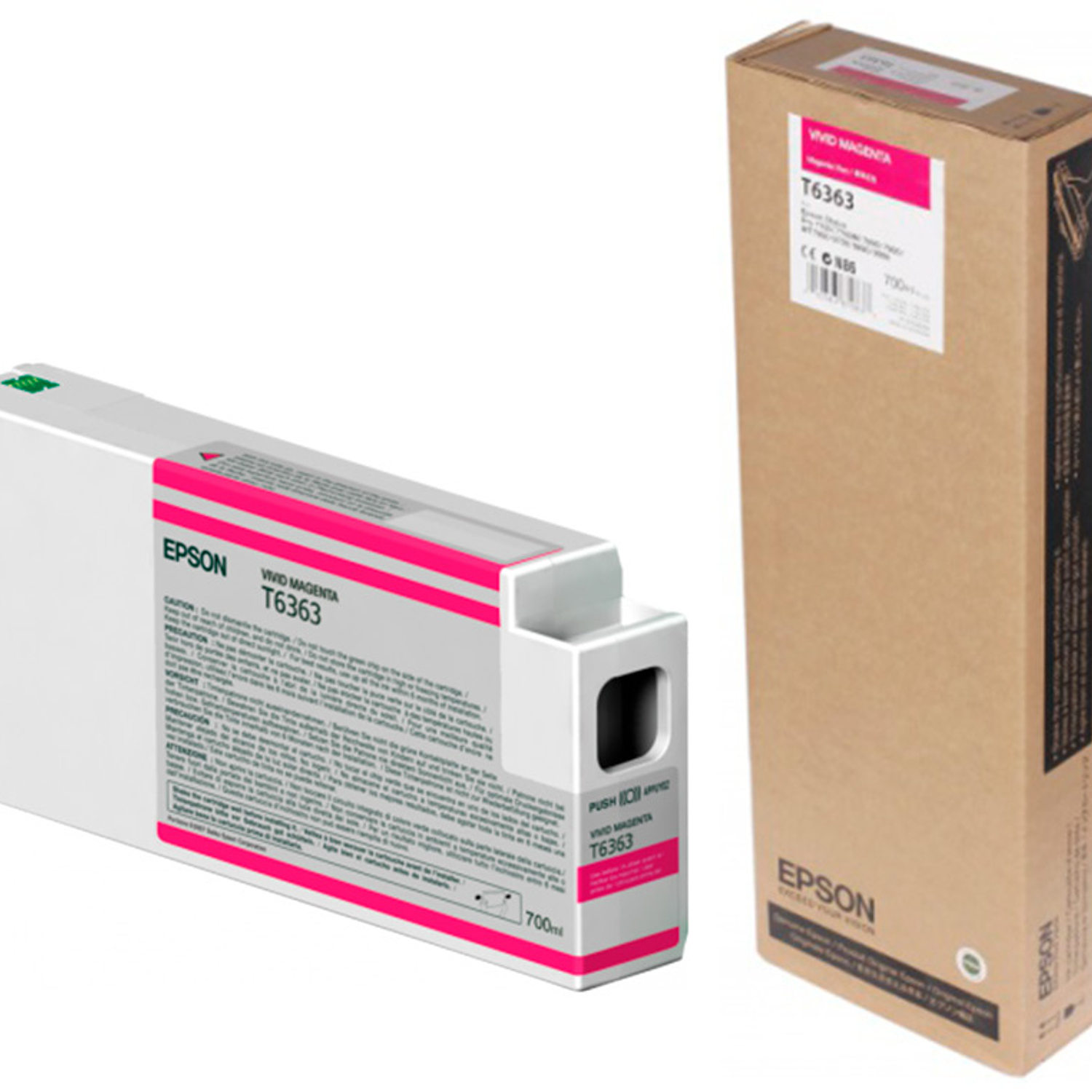 Tinteiro epson gf stylus photo 7900/9900 magenta vivo alta capacidade 6