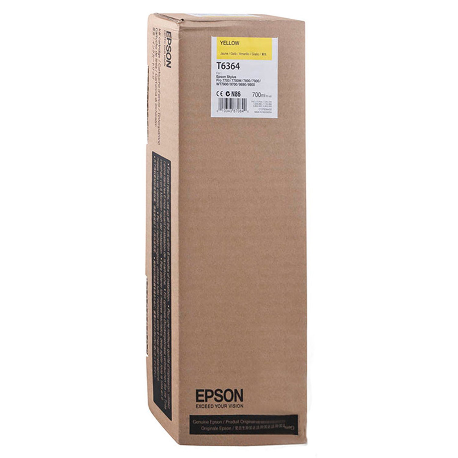 Tinteiro epson gf stylus photo 7900/9900 amarelo alta capacidade 2