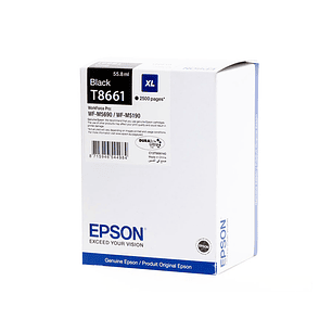 Tinteiro epson t8661 preto xl wf-m5190dw/m5690dwf