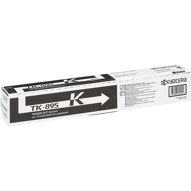 Toner kyocera mita fsc-/8020mcp / 8025mcp / c8520 / c8525 laser preto tk895k 2