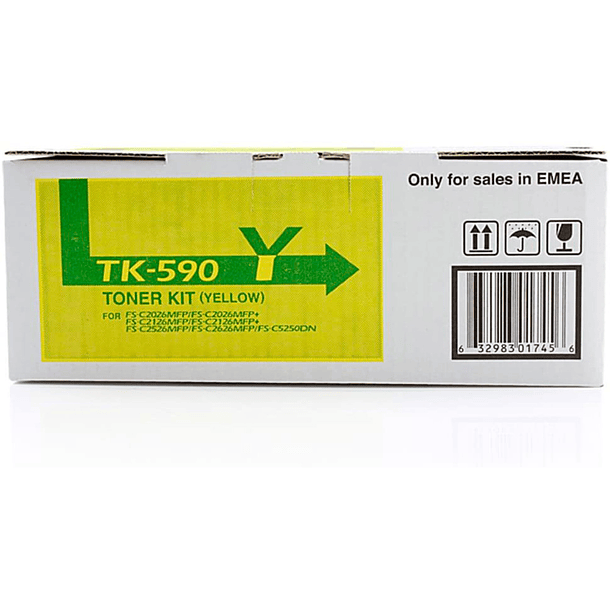 Toner kyocera -mita amarelo tk590y 2