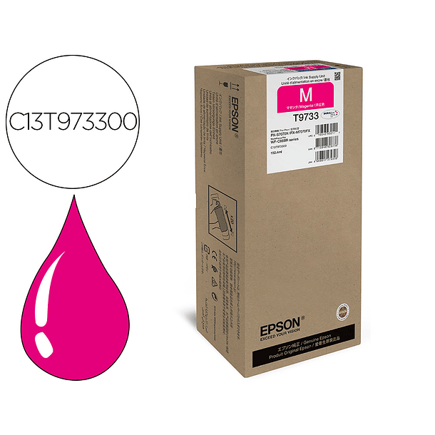 Tinteiro epson workforce pro wf-c869r magenta xl ink supply unit 3