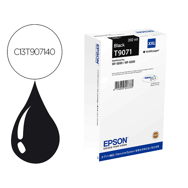 Tinteiro epson wf-6xxx preto xxl 1