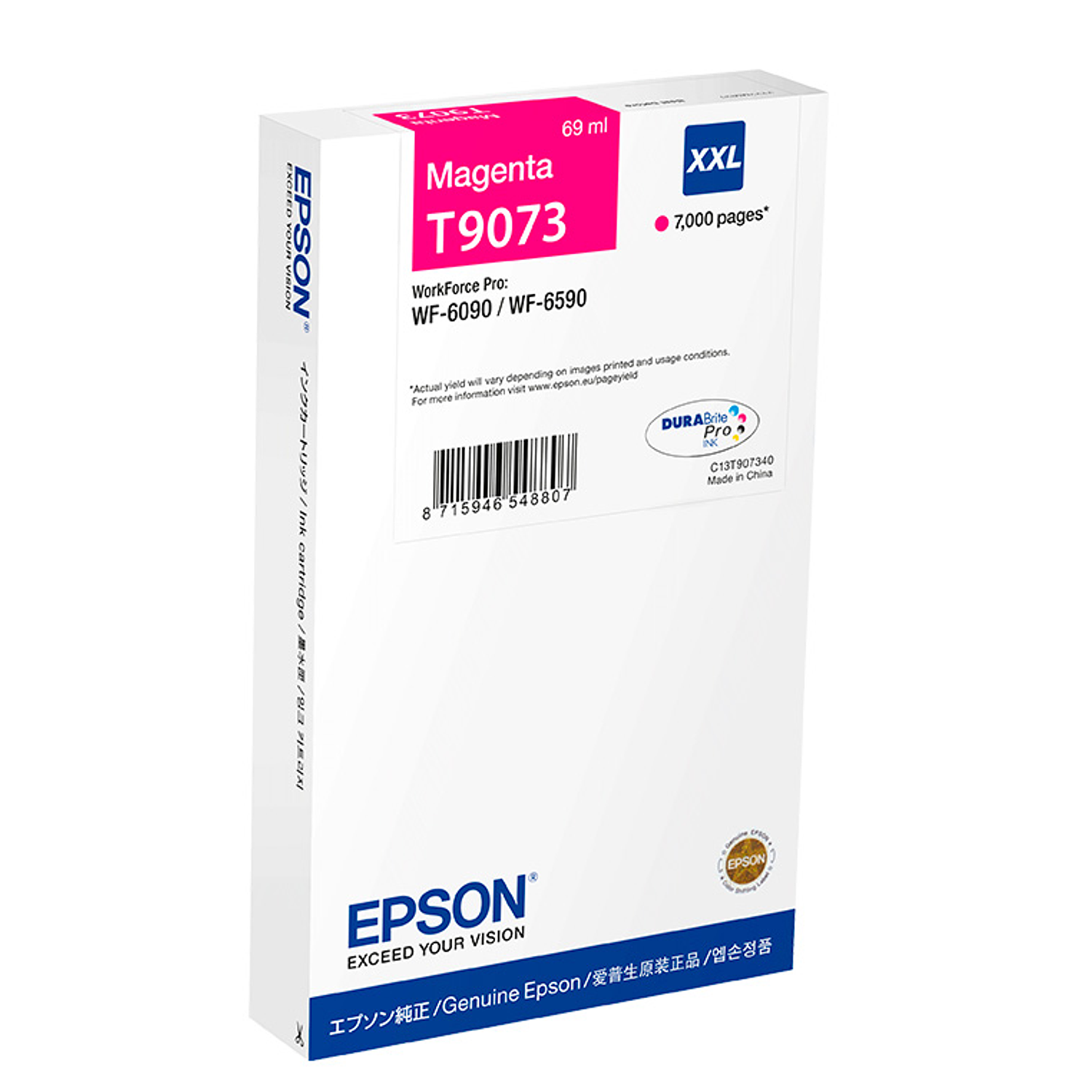 Tinteiro epson wf-6xxx magenta xxl 2