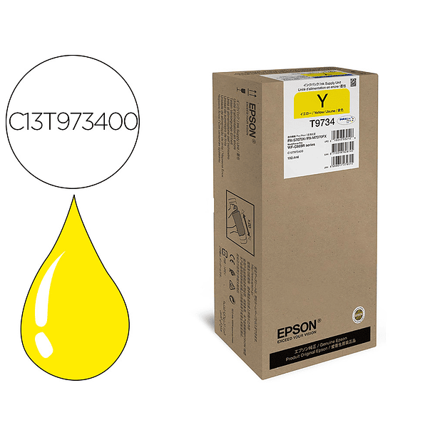 Tinteiro epson workforce pro wf-c869r amarelo xl ink supply unit 1