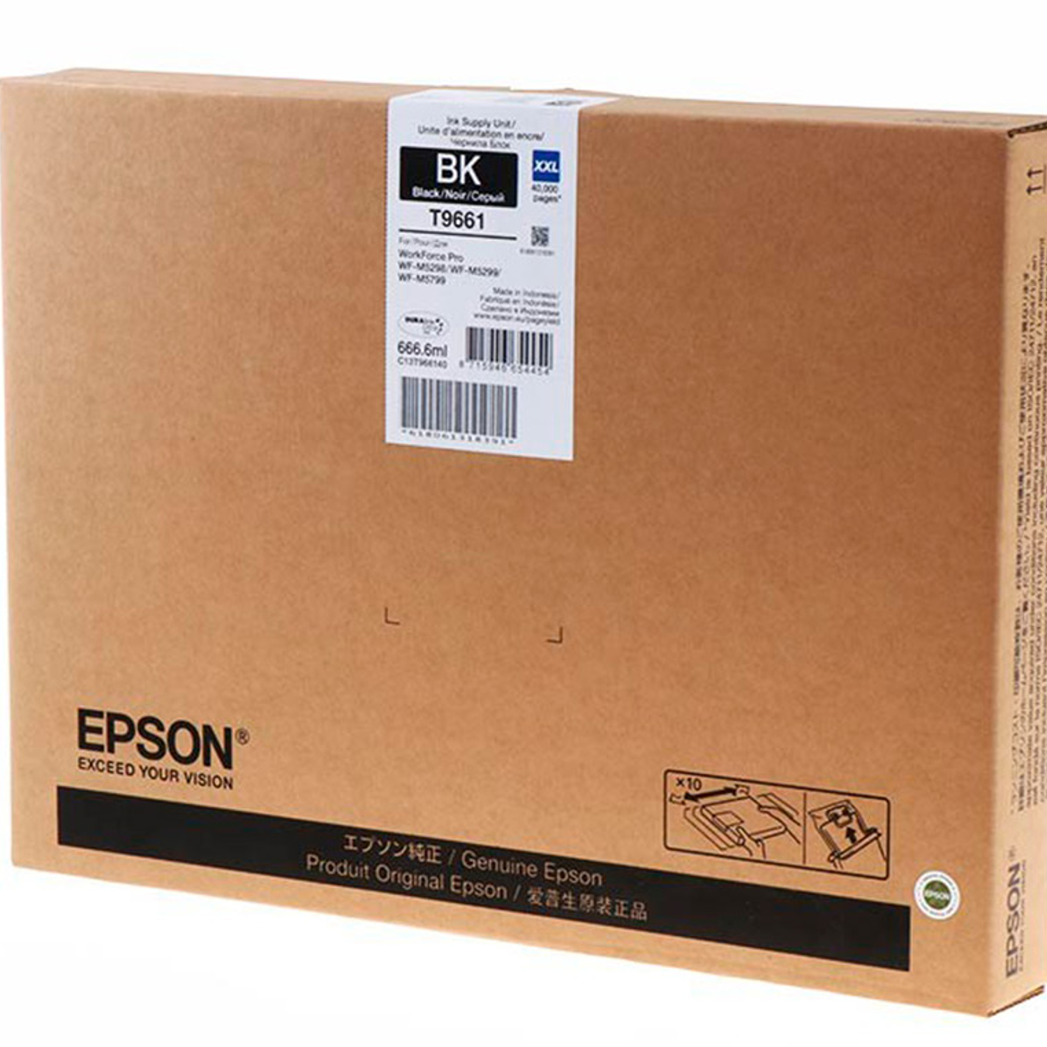 Tinteiro epson wf-m52xx/57xx series xxl preto 2