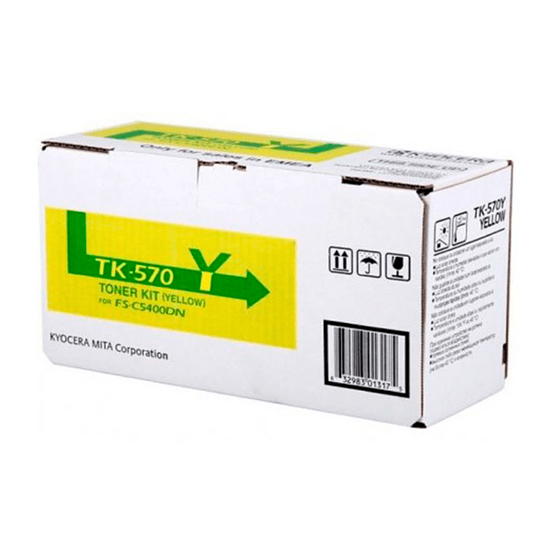 Toner kyocera toner laser tk570y para fs-5400 amarelo 2