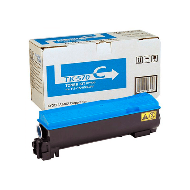 Toner kyocera toner laser tk570c para fs-5400 cian 3