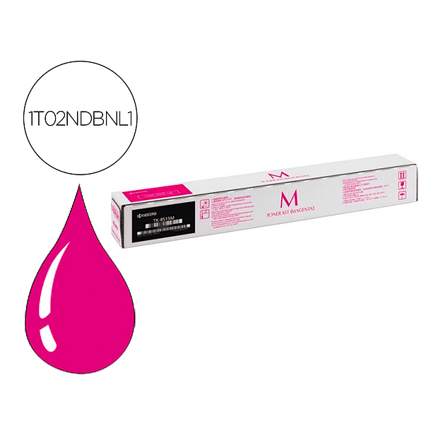 Toner kyocera tk-8515m magenta para taskalfa 5052ci / 6052ci (1t02ndbnl0) 2