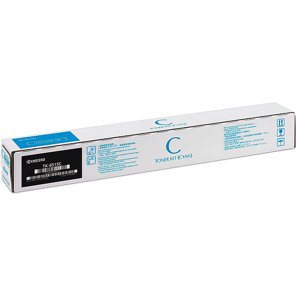 Toner kyocera tk-8515c cyan para taskalfa 5052ci / 6052ci (1t02ndcnl0) 1