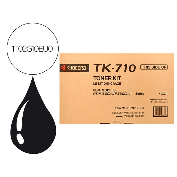 Toner tk-710 kyocera -mita fs-9130dn / 9530dn 2