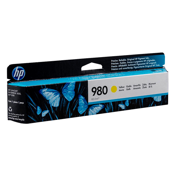 Toner hp empresa x585 amarelo n 980 1