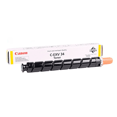 Toner canon exv34y / irc2020 irc2025 amarelo