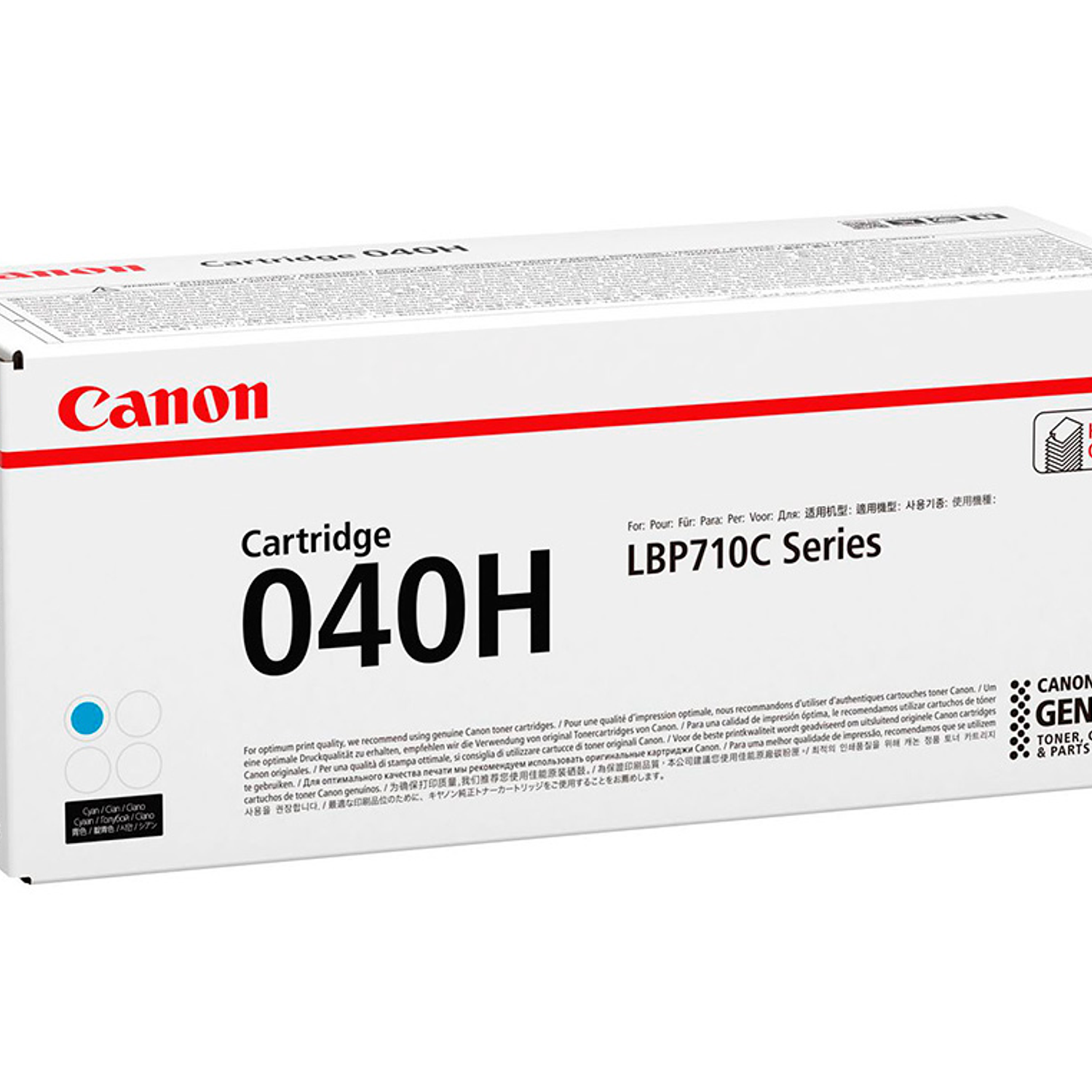 Toner canon 040hc alta capacidade lbp710 lbp712 cian 1