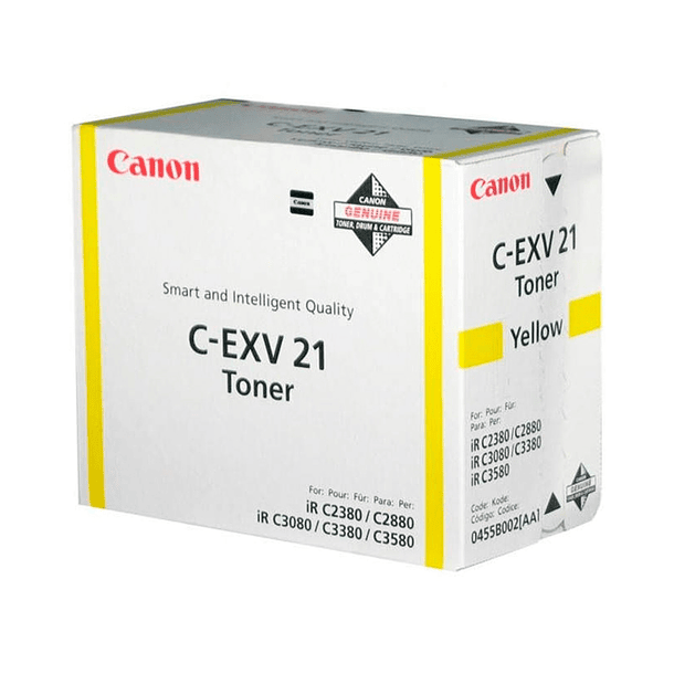 Toner canon exv21y irc2380 irc2880 amarelo 2