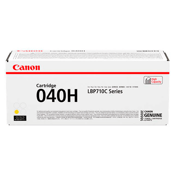 Toner canon 040hy alta capacidade lbp710 lbp712 amarelo 3