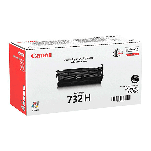 Toner canon 732b hc lbp7780 preto 1