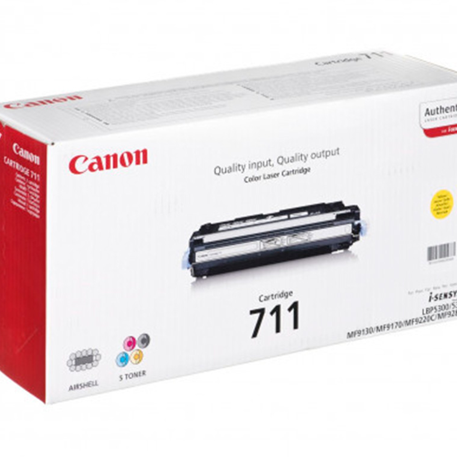 Toner canon 711y lbp5300 lbp5360 amarelo 2