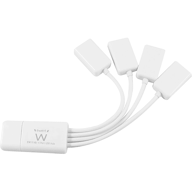 Hub ewent flexivel 4 portas usb 2.0 1