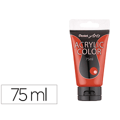 Tinta acrilica pentel em tubo de 75 ml cor especial cobre