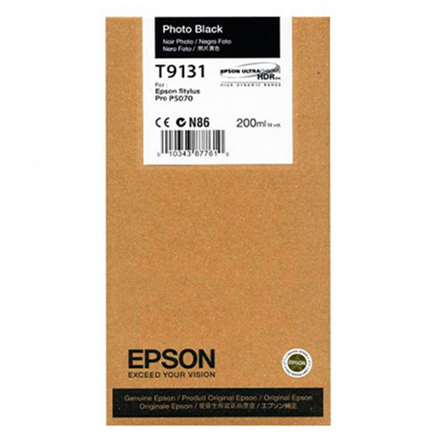 Tinteiro epson t9131 photo preto ink 200ml 1