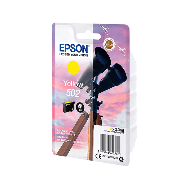 Tinteiro epson singlepack amarelo 502 ink 3