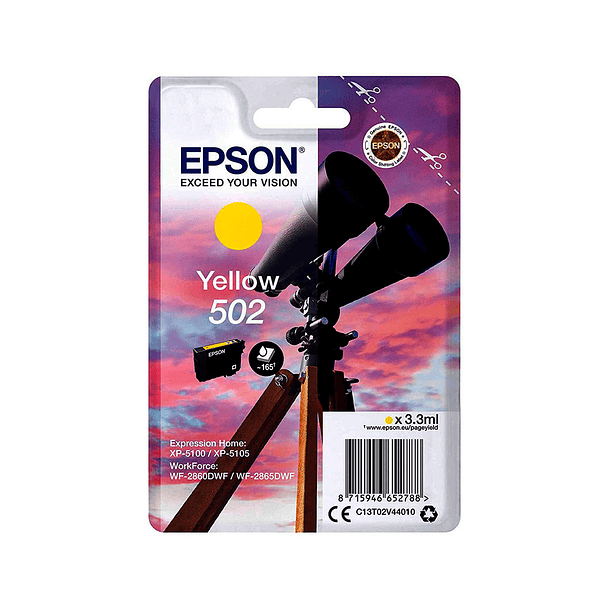 Tinteiro epson singlepack amarelo 502 ink 2