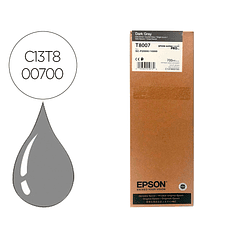 Tinteiro epson singlepack dark gray t800700 ultrachrome pro 700ml